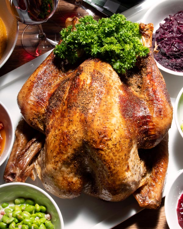 Pute nach Thanksgiving-Zubereitung